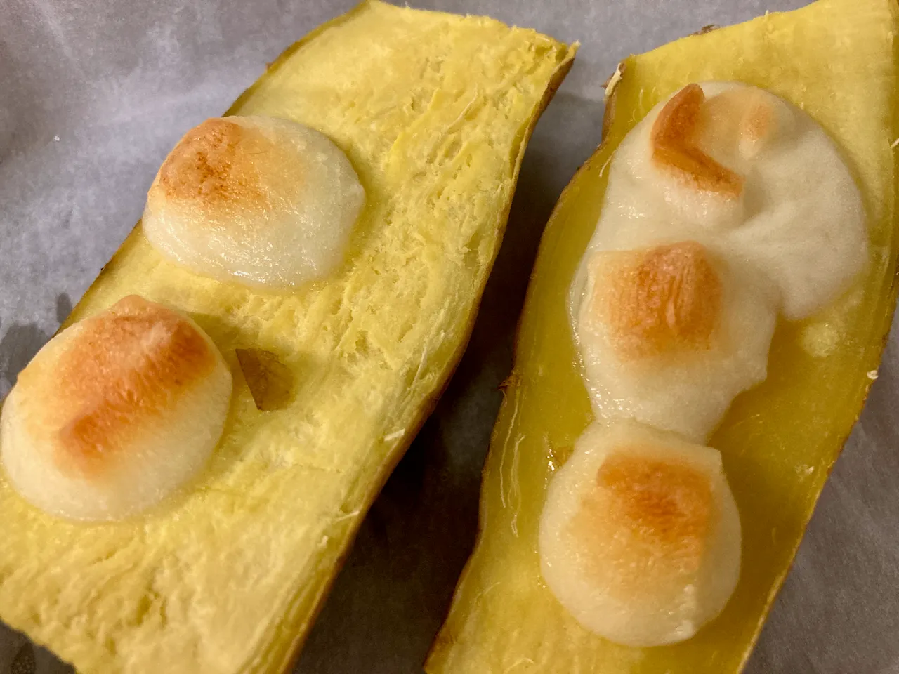 烤地瓜佐乳酪球